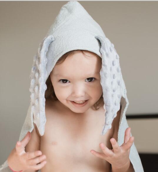 Hooded Towel For Kids Cotton Fabric